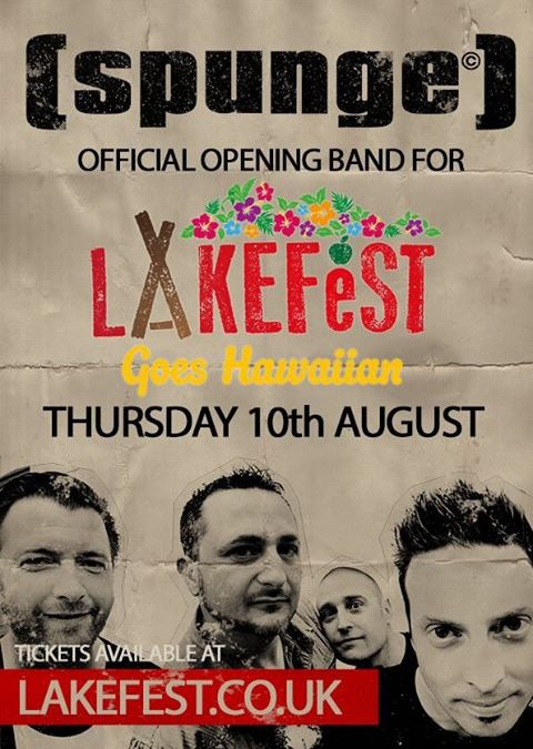[spunge] peforming on opening night at Lakefest 2017