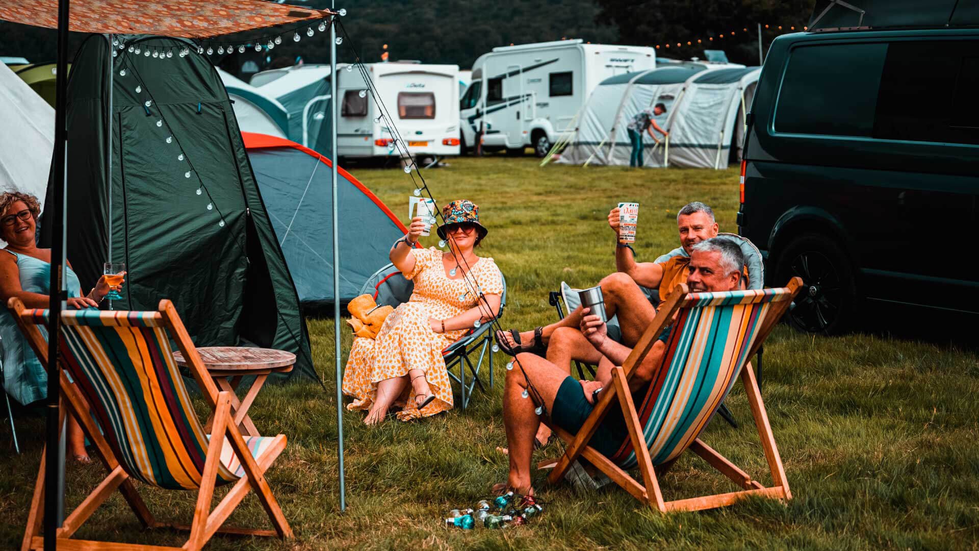 Lakefest Live in vehicles Camp in your own marked out pitch