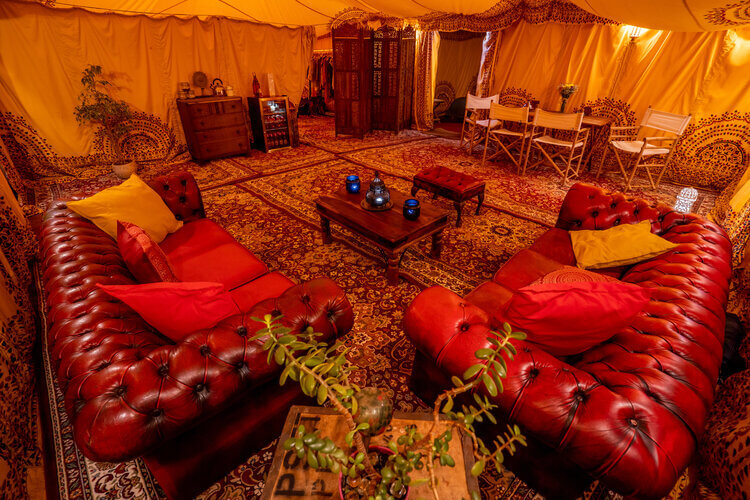 Luxury Sultains Lair Bedouin at Lakefest Music Festival UK