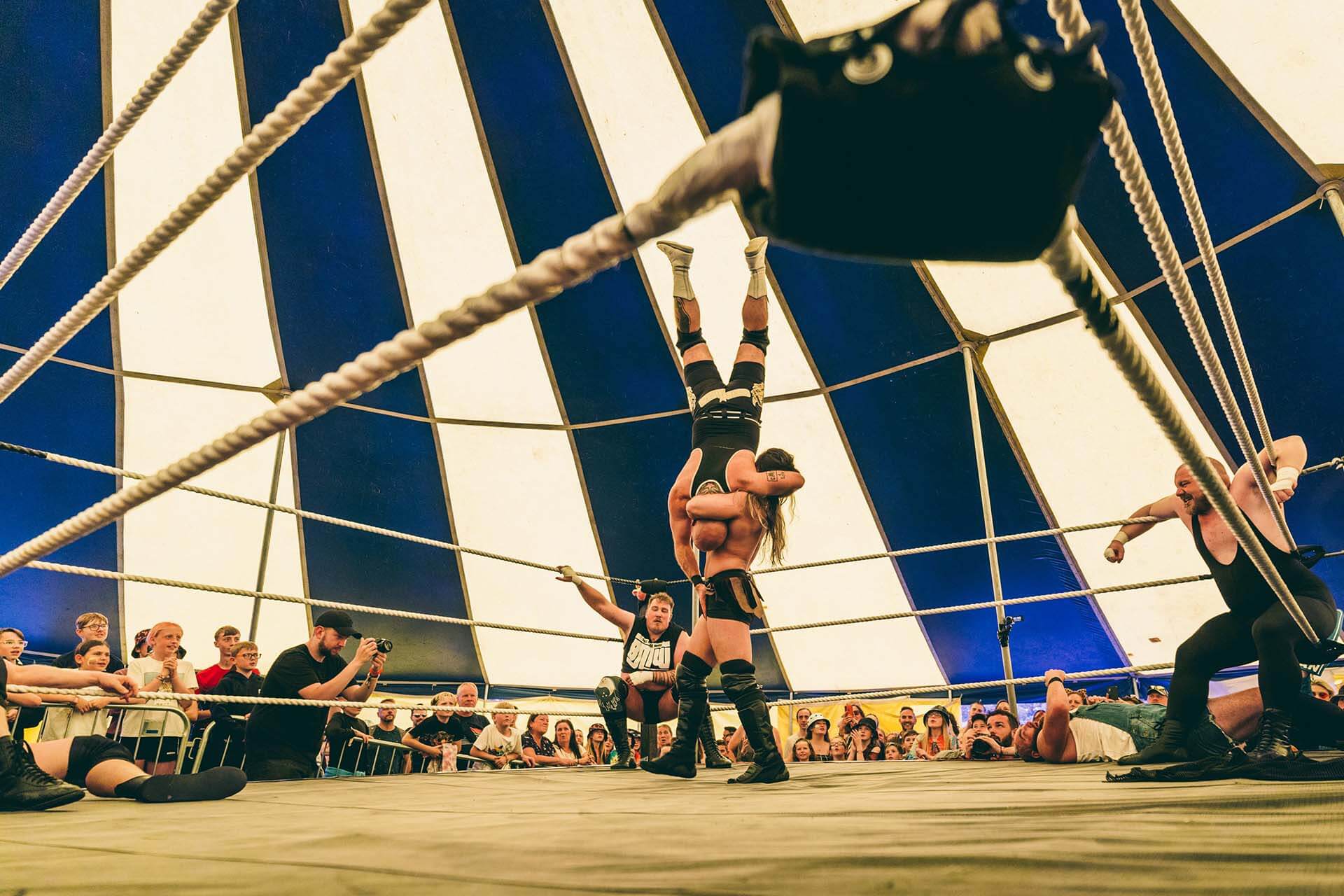 The Greatest show tent at Lakefest UK