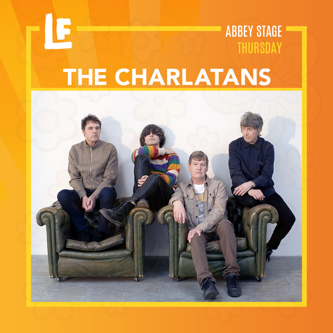 The Charlatans playing at Lakefest August 2026 in Herefordshire