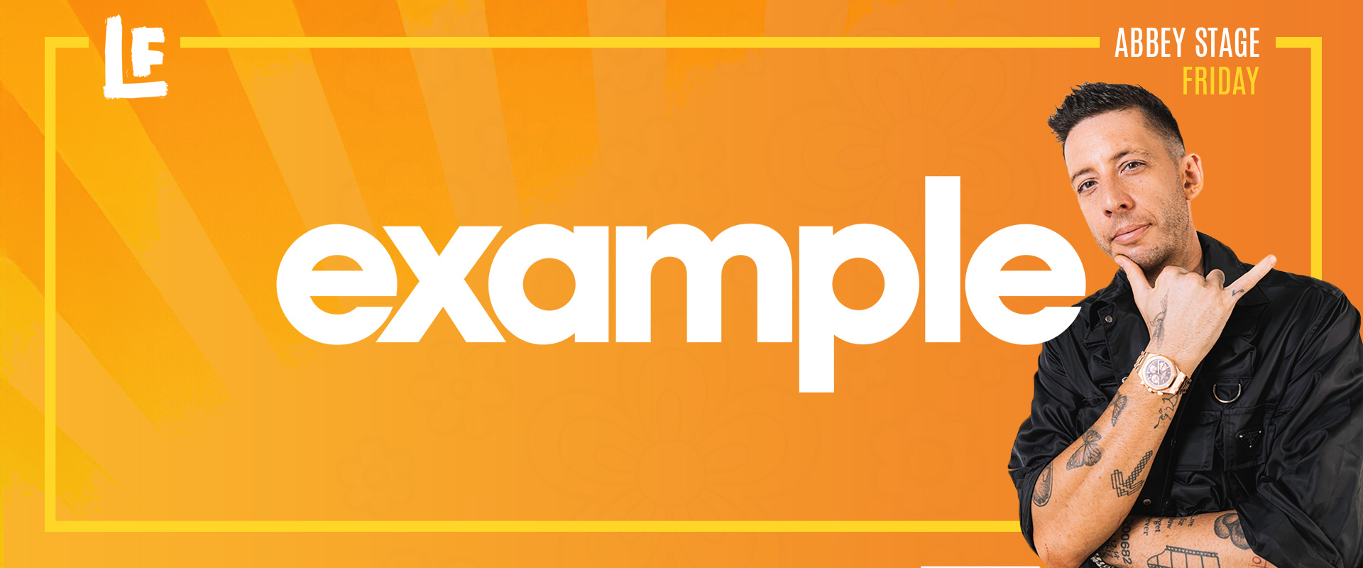 Example is headlining the Friday night at Lakefest at Eastnor Castle Deer Park 2026