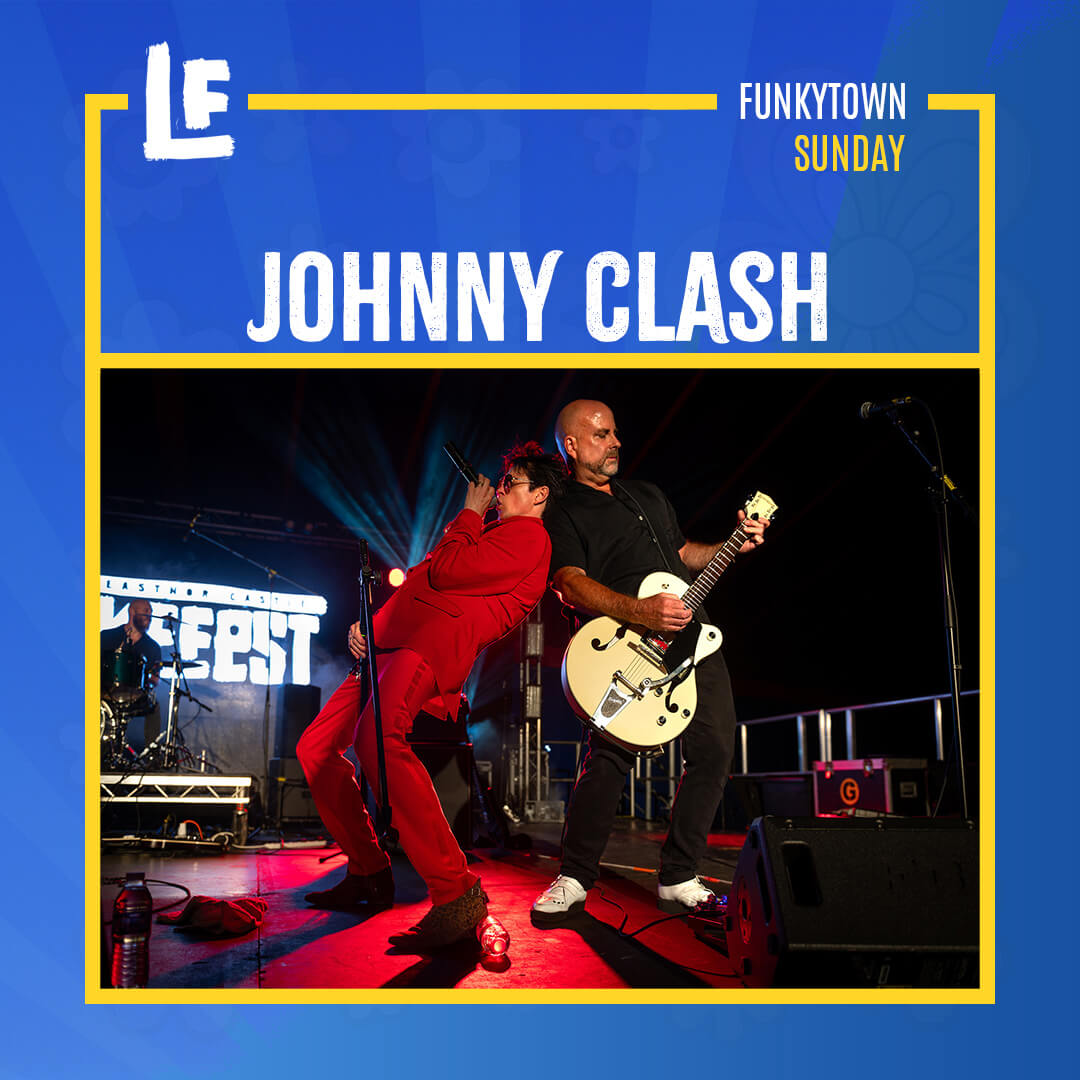 Johnny Clash playing at Lakefest 2026