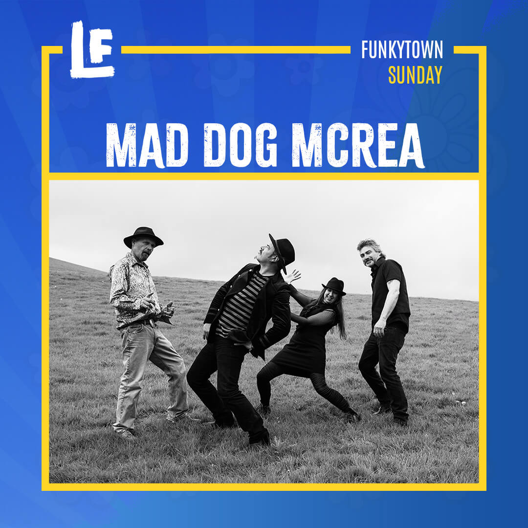 Mad Dog Mcrea playing at Lakefest 2026