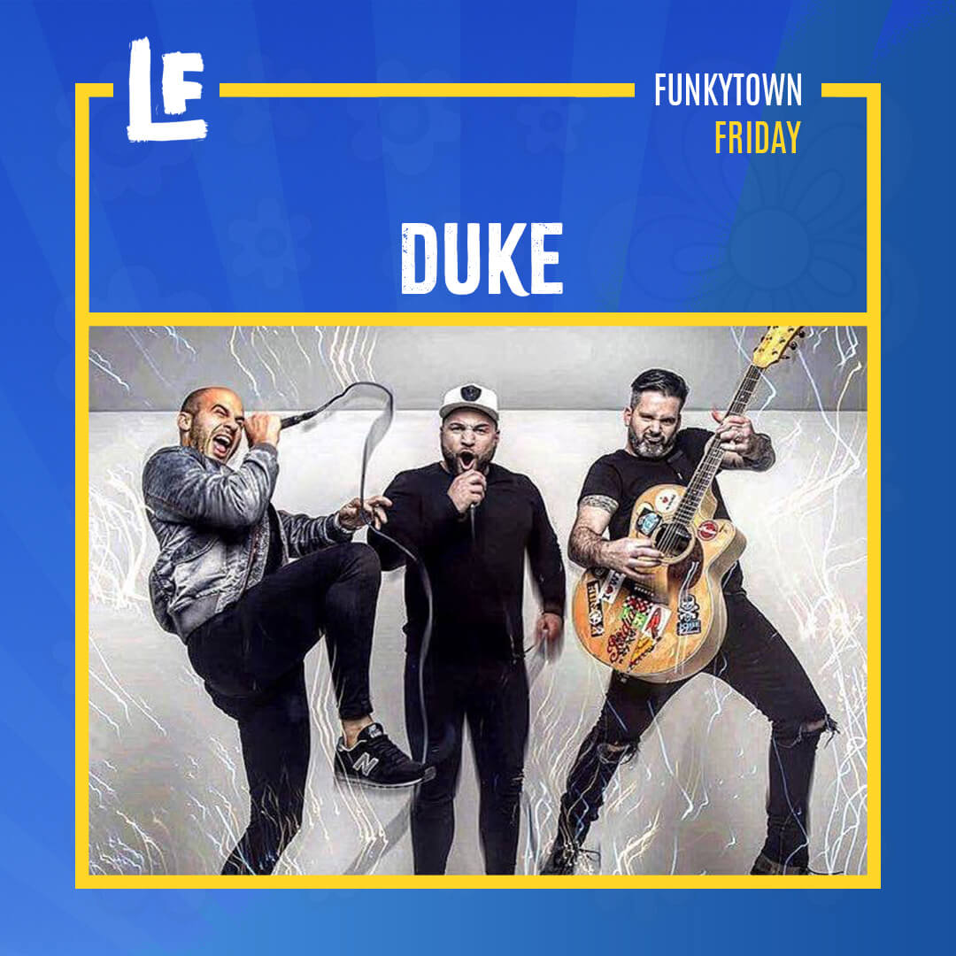 Duke playing at Lakefest 2026