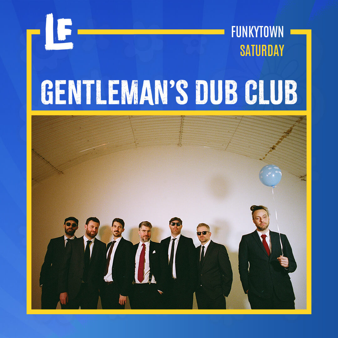 Gentleman's Dub Club playing at Lakefest 2026