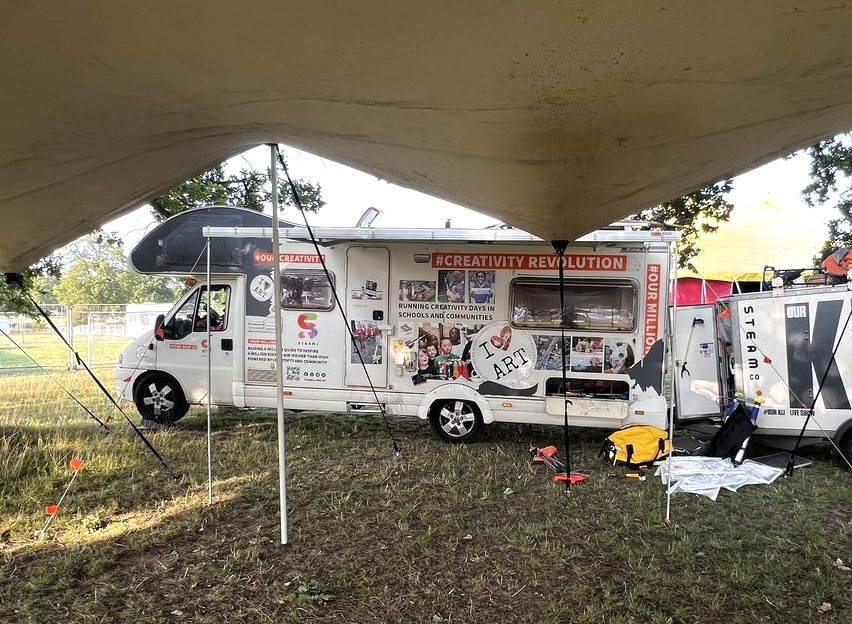 Steam co van at Lakefest