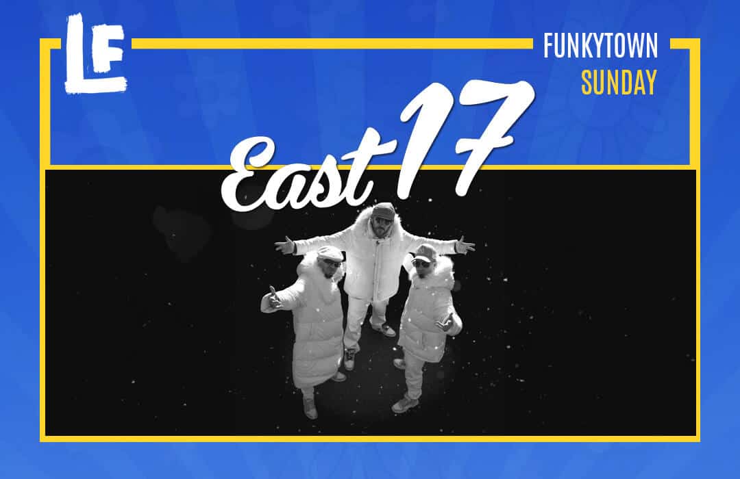 East 17 playing at Lakefest 2026